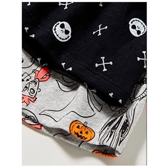 Disney Nightmare Before Christmas Gray Doodle Sleeveless Tiered Summer Dress - Picture 4 of 4